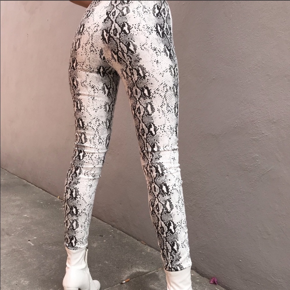 Gossip girl snake print pants